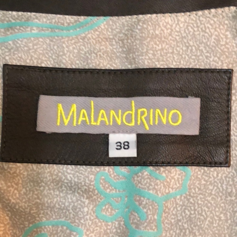 [Malandrino] Leather Fitted Jacket - image 6